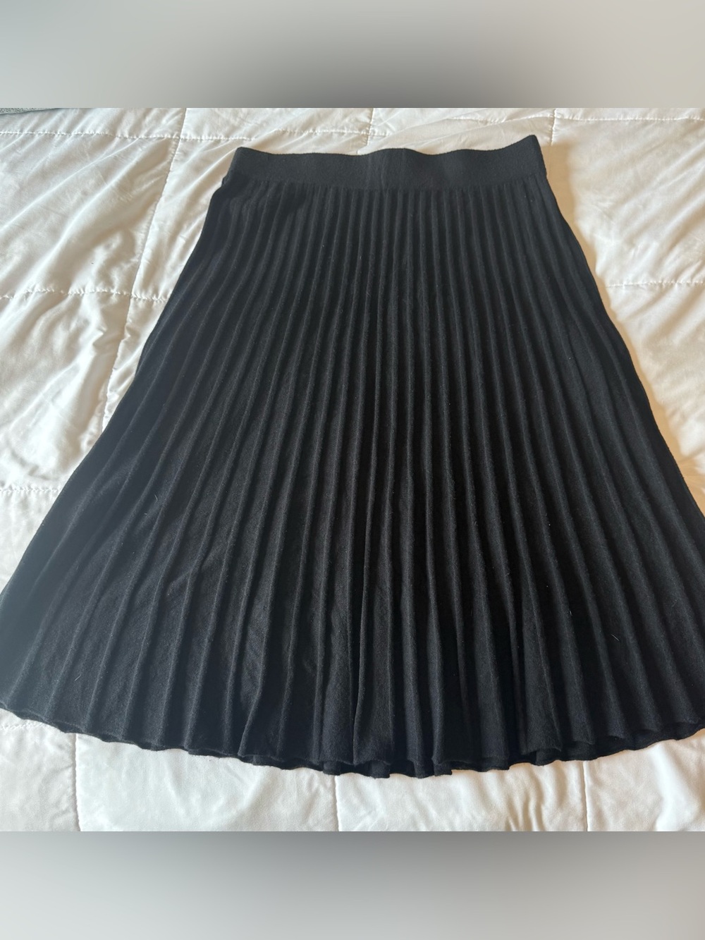 Black Pleated Skirt